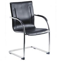Windom faux leather visitor chair