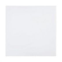 Bisilque white glass board 38x38 cm white