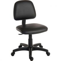 Industrial Workshop Chair Black by Teknik