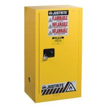 Compact self close flammable storage cabinet 889x591x457mm