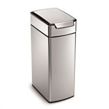 Simplehuman Brushed Steel Slim Touch Bar Bin 40L