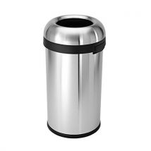 Simplehuman Brushed Steel Bullet Open Bin 60L