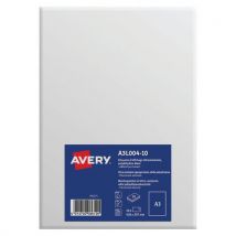 10 polyethylene a3 display labels laser inkjet copier white