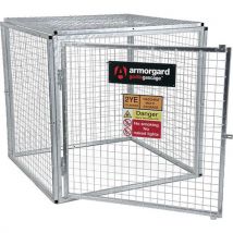 Galvanised Gas Cylinder Storage Cage 1200x1200x1200mm by Armorgard