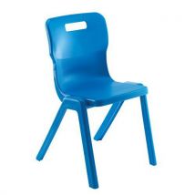 Titan One Piece Classroom Chair 11-14 Years Blue