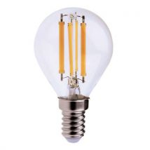 Led filament bulb mini-sphere p45 6 w/806 lm e14 2700 k