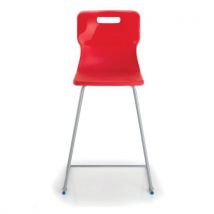 Titan High Lab Chair 6-8 Years Red