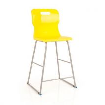Titan High Lab Chair 6-8 Years Yellow
