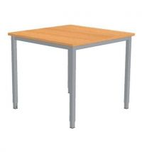 Adjustable office table the ht: ht 80 cm d 80 cm