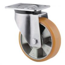 Polyurethane swivel castor capacity: 800 kg total height: 240 mm