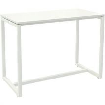 Easydesk standing height meeting table 150x75 cm white top