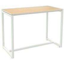 Easydesk standing height meeting table 150x75 cm beech top