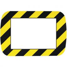 A4 frame self-adhesive ground marker yellow and black