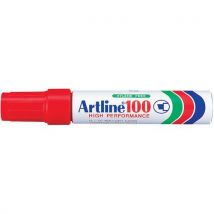 Artline 100 marker red