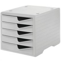 Unit with 5 removable drawers drawer height: 3.8 cm total height: 28 cm