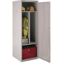 Grey/Grey Large Volume Locker/Divider HxWxD 1778x600x600mm by Biocote
