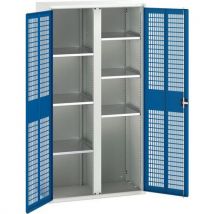 Bott - Verso 6 shelf partitioned vent. Ppe cupboard 1050x550x2000mm