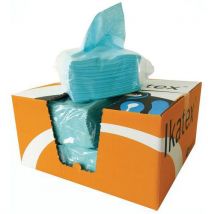 1-ply blue non-woven cloths 10x50 sheets 35x30 cm