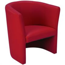 1-seater club chair red red
