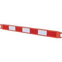 Red/white 2000mm barrier board hdpe plank