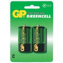 GP Zinko-chloridová baterie R14, 2 ks, Manutan
