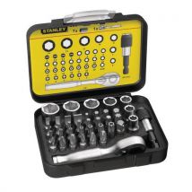 Stanley Sada Fatmax Pro 39 bitů + nástrčné hlavice + sada mini ráčny, Manutan
