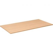 Deska jednacího stolu Combi, 80 x 80 cm, rovná, dezén buk Manutan