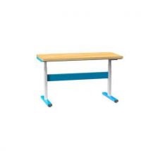 Polak Elektrický stavitelný ERGO stůl, 1500 x 700 x 660 (1100) mm, MULTIPLEX, modrá Manutan