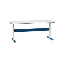 Polak Elektrický stavitelný ERGO stůl, 2000 x 700 x 660 (1100) mm, LAMINO, tmavě modrá, Manutan