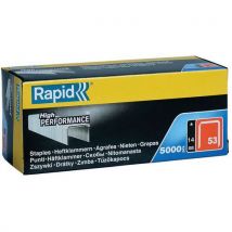 Rapid RAPID Spona do sponkovačky, pozinkovaná, balení 5 000 ks, 53/14, Manutan