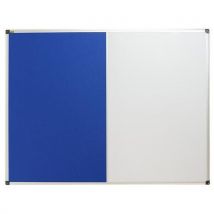 Textilní a magnetická tabule Bi-Office, 90 x 120 cm, Manutan