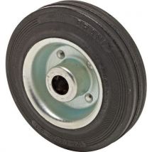 Gumové transportní kolo, průměr 100 mm, válečková ložiska Manutan