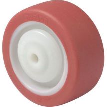 Polyuretanové transportní kolo 80 mm - Kuličková ložiska, nosnost 150 kg, červené