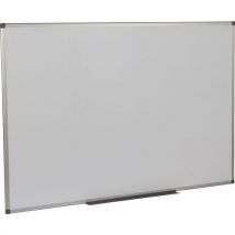 Bílá magnetická tabule Basic, 150 x 100 cm, Manutan