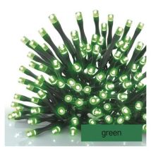 Emos Standard LED spojovací vánoční řetěz, 10 m, venkovní i vnitřní, zelená Manutan