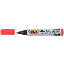 Permanentní popisovač Marking 2000 BIC, červený, Manutan