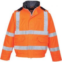 Portwest Bomber Bizflame Rain Hi-Vis Antistatic, oranžová, vel. S, Manutan