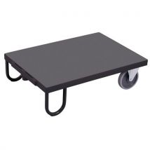 Variofit Dvoukolová transportní plošina, do 500 kg, šedá, 120,5 x 79,5 x 28,5 cm, Manutan