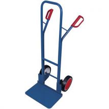 Variofit Rudl RU246, do 250 kg, 57 x 65 x 130,5 cm, s plnými koly, modrý Manutan