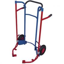 Variofit Rudl RU256 na pneu, do 200 kg, s nafukovacími koly, modrý, Manutan