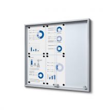 Showdown Displays Magnetická vitrína Slim, 6 x A4 Manutan