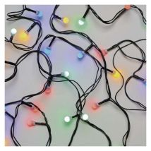 Emos LED vánoční cherry řetěz - kuličky, 8 m, venkovní i vnitřní, multicolor, časovač Manutan