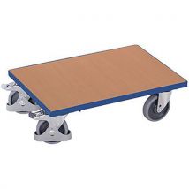 Variofit Transportní plošina, do 250 kg, 61 x 41,5 x 20,5 cm, modrá, Manutan