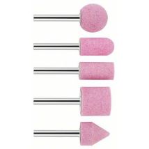 Bosch - Sada brusných tělísek, 5dílná Upínací stopka 6 mm; zrnitost 60; 25; 15; 15; 25; 20 x 24; 30; 30; 25; 25 mm Manutan