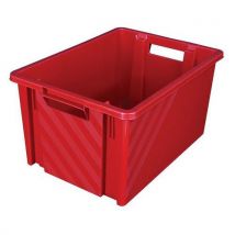 Novap Plastový box NovaBac, 10 l, červený, Manutan
