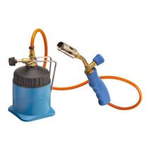Plynová pájecí letlampa s hadicí, 650 °C, 2 kartuše 190 g/419 ml Manutan