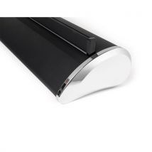 Roll-Banner Premium Black, teleskopická noha 100x160-220cm,