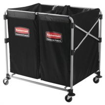 Vozík na prádlo Rubbermaid X-Cart, 300 l, bez pytle, Manutan