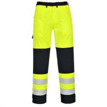 Portwest Kalhoty Hi-Vis Multi-Norm, modrá/žlutá, vel. XXL, Manutan