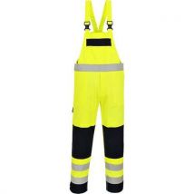 Portwest Hi-Vis Multi-Norm laclové kalhoty, modrá/žlutá, vel. XXXL, Manutan